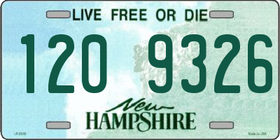 NH license plate 1209326