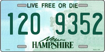 NH license plate 1209352