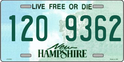 NH license plate 1209362