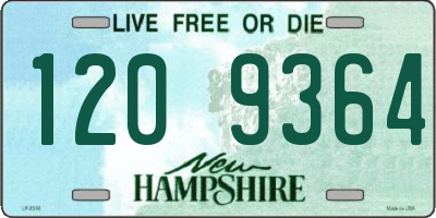 NH license plate 1209364