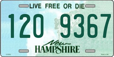 NH license plate 1209367