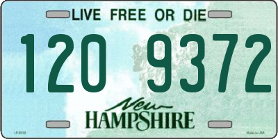 NH license plate 1209372