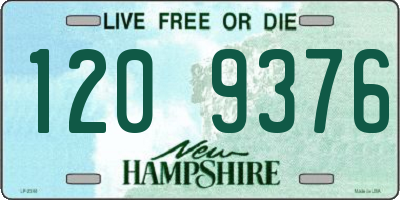 NH license plate 1209376