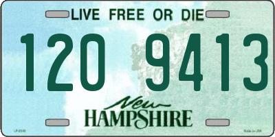 NH license plate 1209413