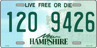NH license plate 1209426