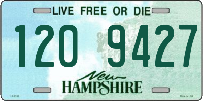 NH license plate 1209427