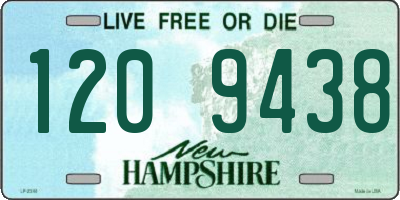 NH license plate 1209438