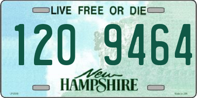 NH license plate 1209464