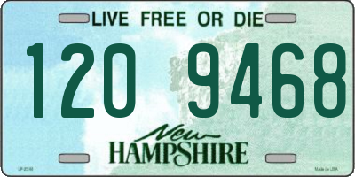 NH license plate 1209468
