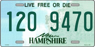 NH license plate 1209470