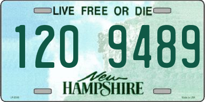 NH license plate 1209489