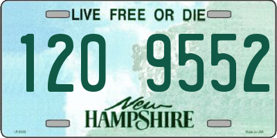NH license plate 1209552