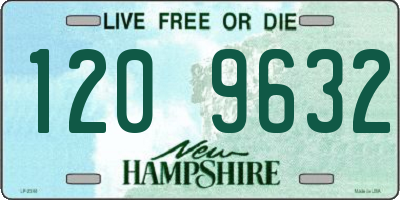 NH license plate 1209632