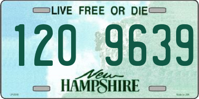 NH license plate 1209639