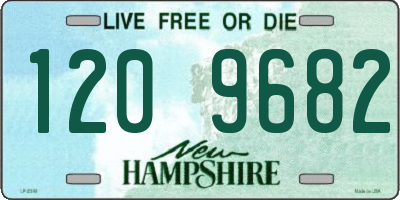 NH license plate 1209682