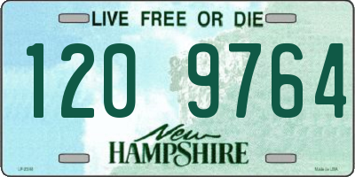 NH license plate 1209764