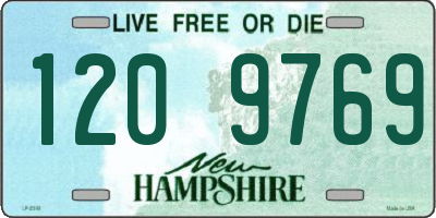 NH license plate 1209769