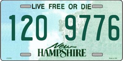 NH license plate 1209776