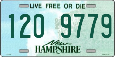 NH license plate 1209779