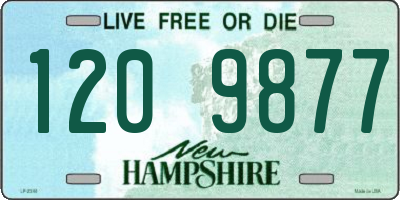 NH license plate 1209877