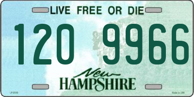 NH license plate 1209966