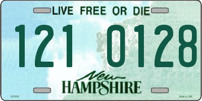 NH license plate 1210128