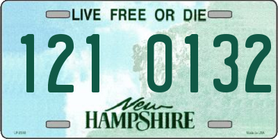 NH license plate 1210132