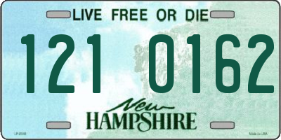 NH license plate 1210162