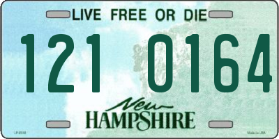 NH license plate 1210164