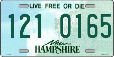 NH license plate 1210165