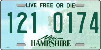 NH license plate 1210174