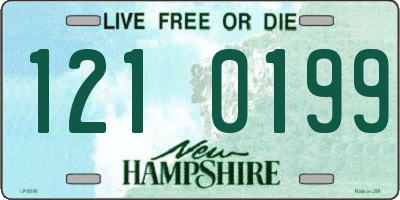 NH license plate 1210199