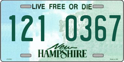 NH license plate 1210367