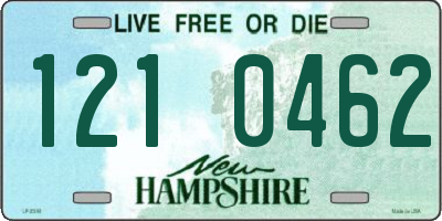 NH license plate 1210462