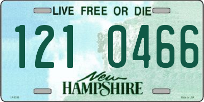 NH license plate 1210466