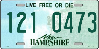 NH license plate 1210473