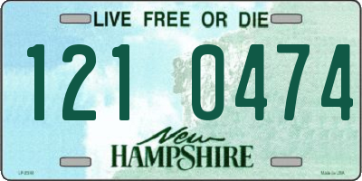 NH license plate 1210474