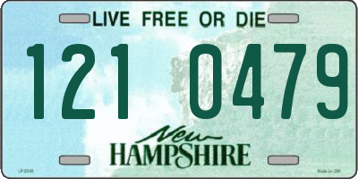 NH license plate 1210479