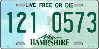 NH license plate 1210573