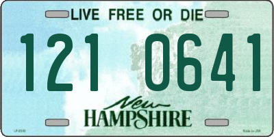 NH license plate 1210641