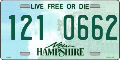 NH license plate 1210662