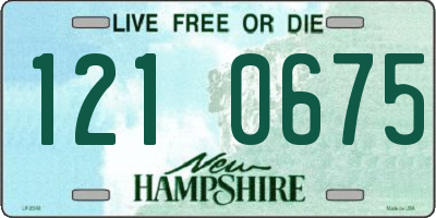 NH license plate 1210675