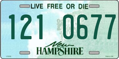 NH license plate 1210677