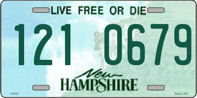NH license plate 1210679