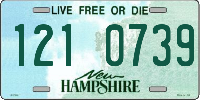 NH license plate 1210739