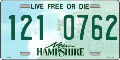 NH license plate 1210762