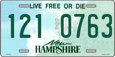 NH license plate 1210763