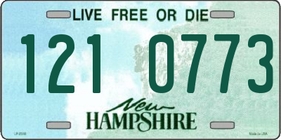 NH license plate 1210773