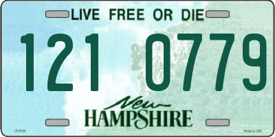 NH license plate 1210779