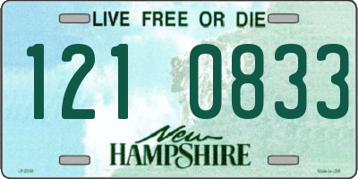 NH license plate 1210833